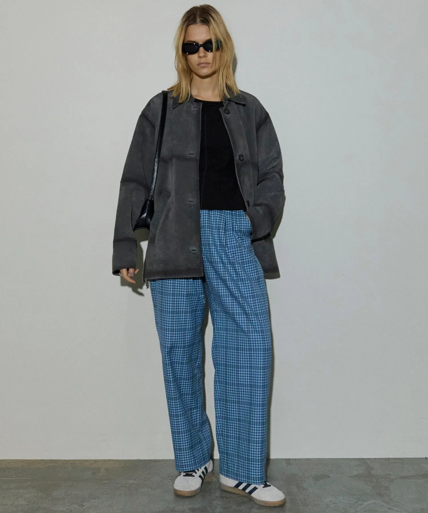 【SALE】2way Waist Checkered Pants