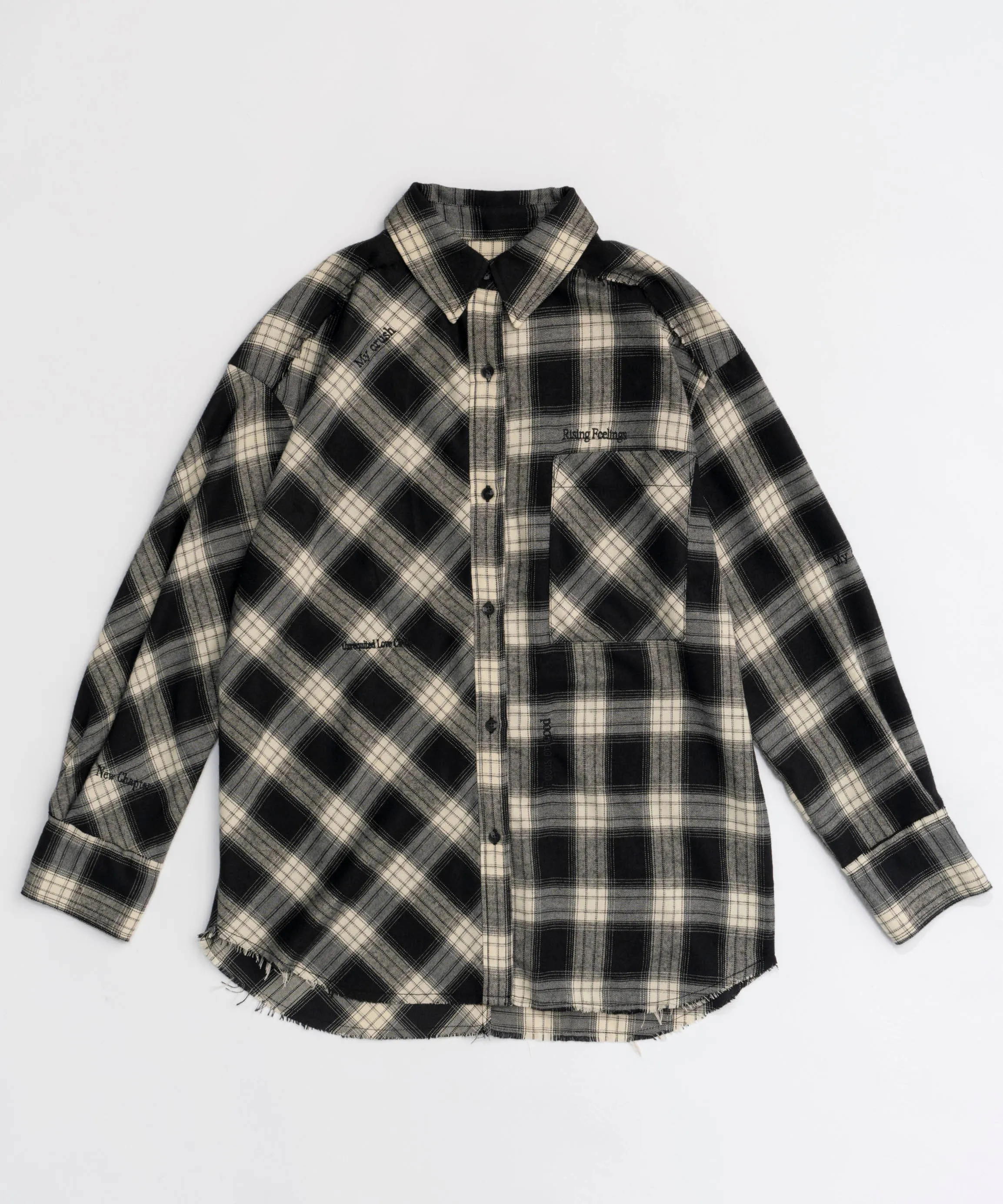 【SALE】Random Checkered Oversized Shirt