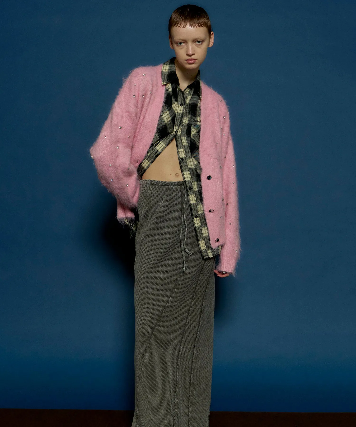 【SALE】Random Checkered Oversized Shirt