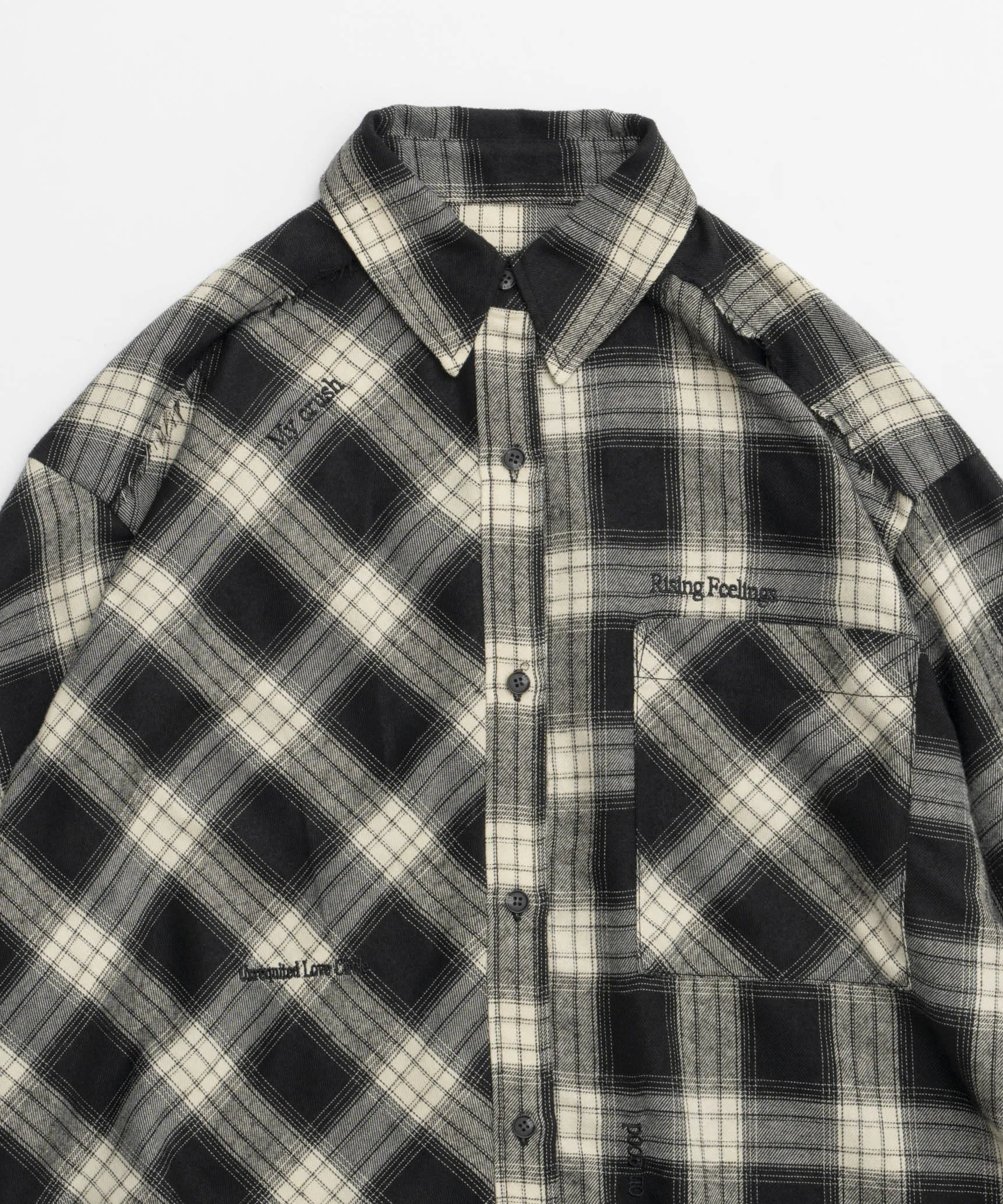【SALE】Random Checkered Oversized Shirt