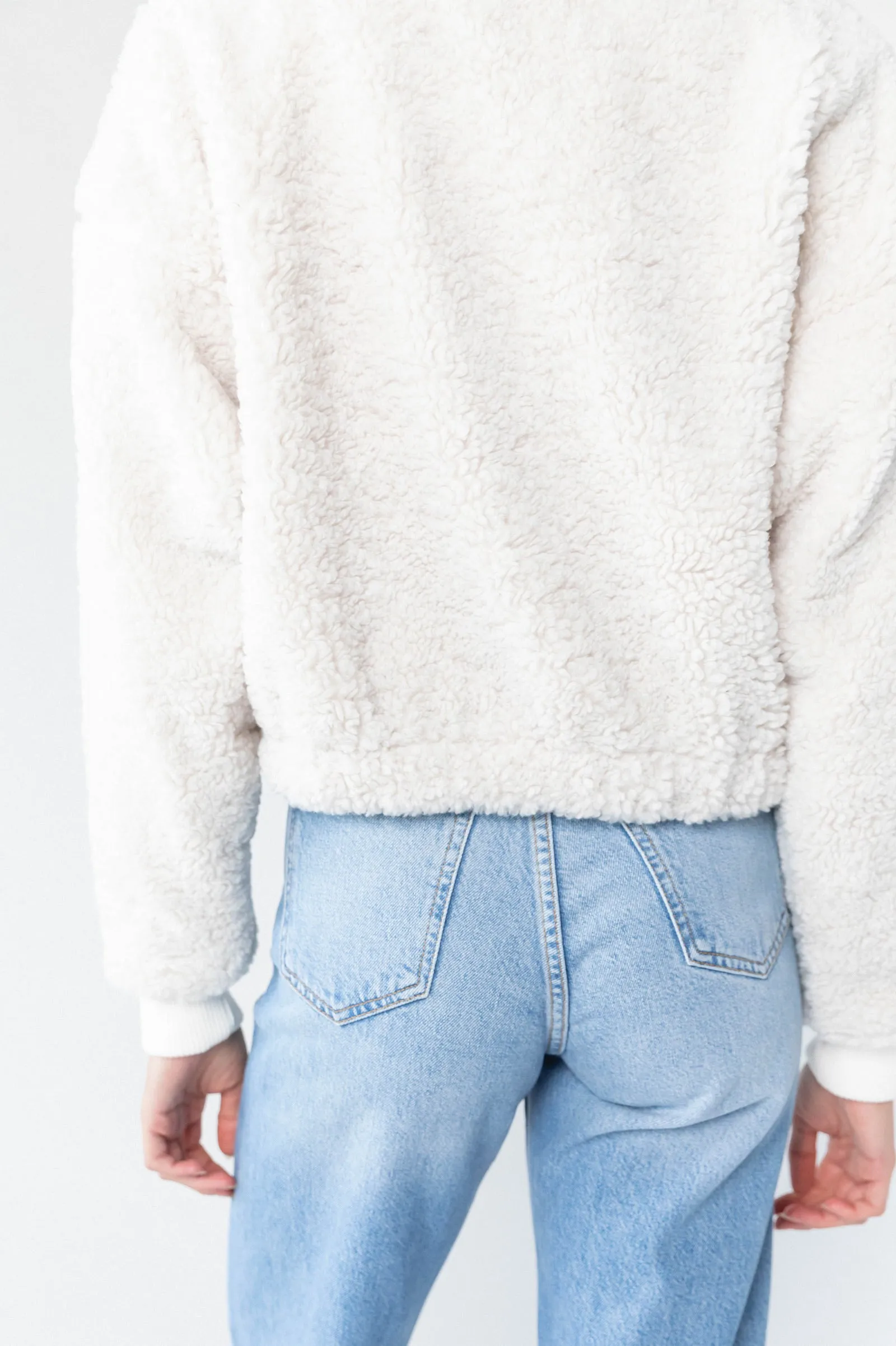 Sanne Teddy Sweater - Off White