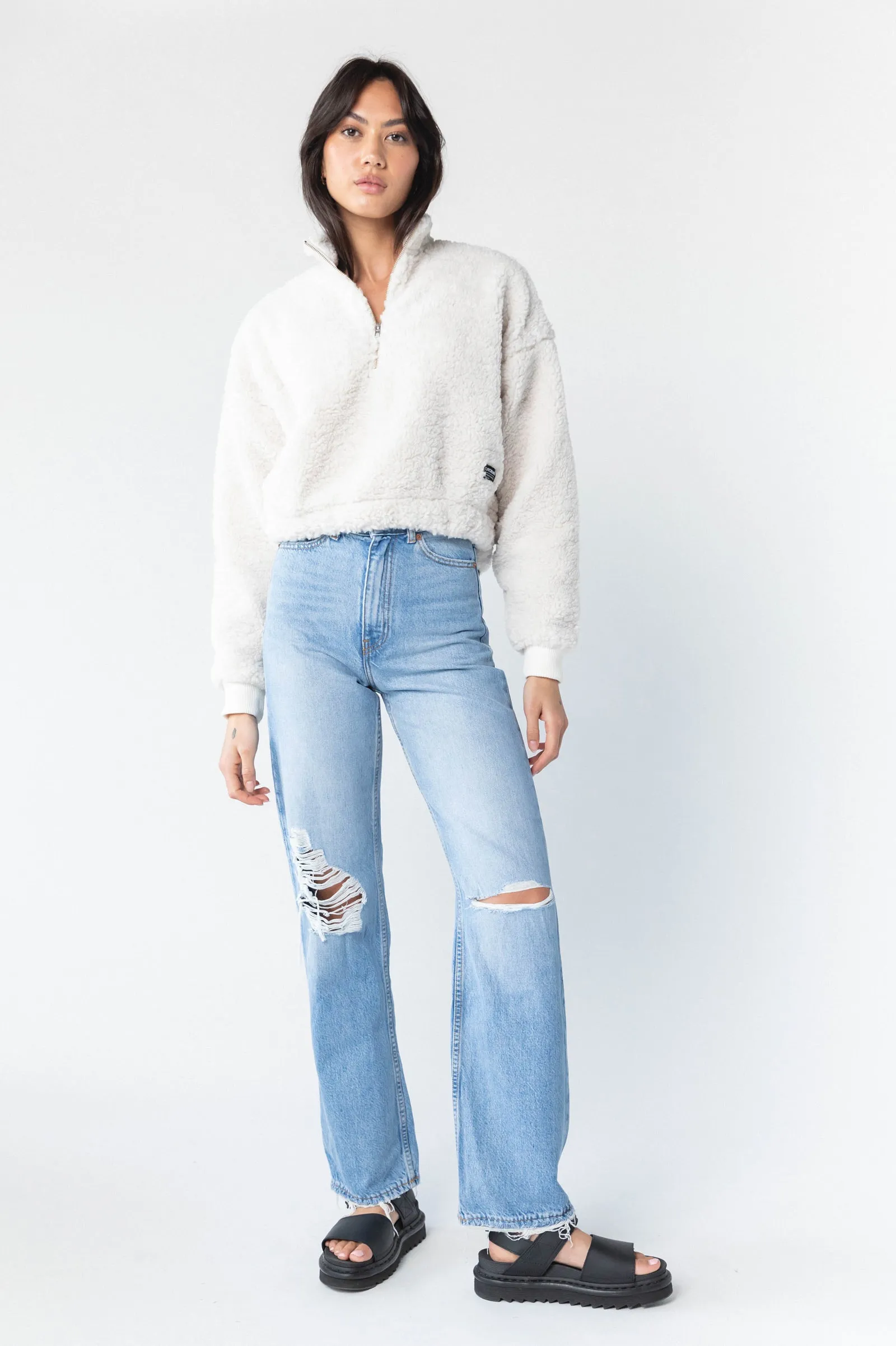 Sanne Teddy Sweater - Off White