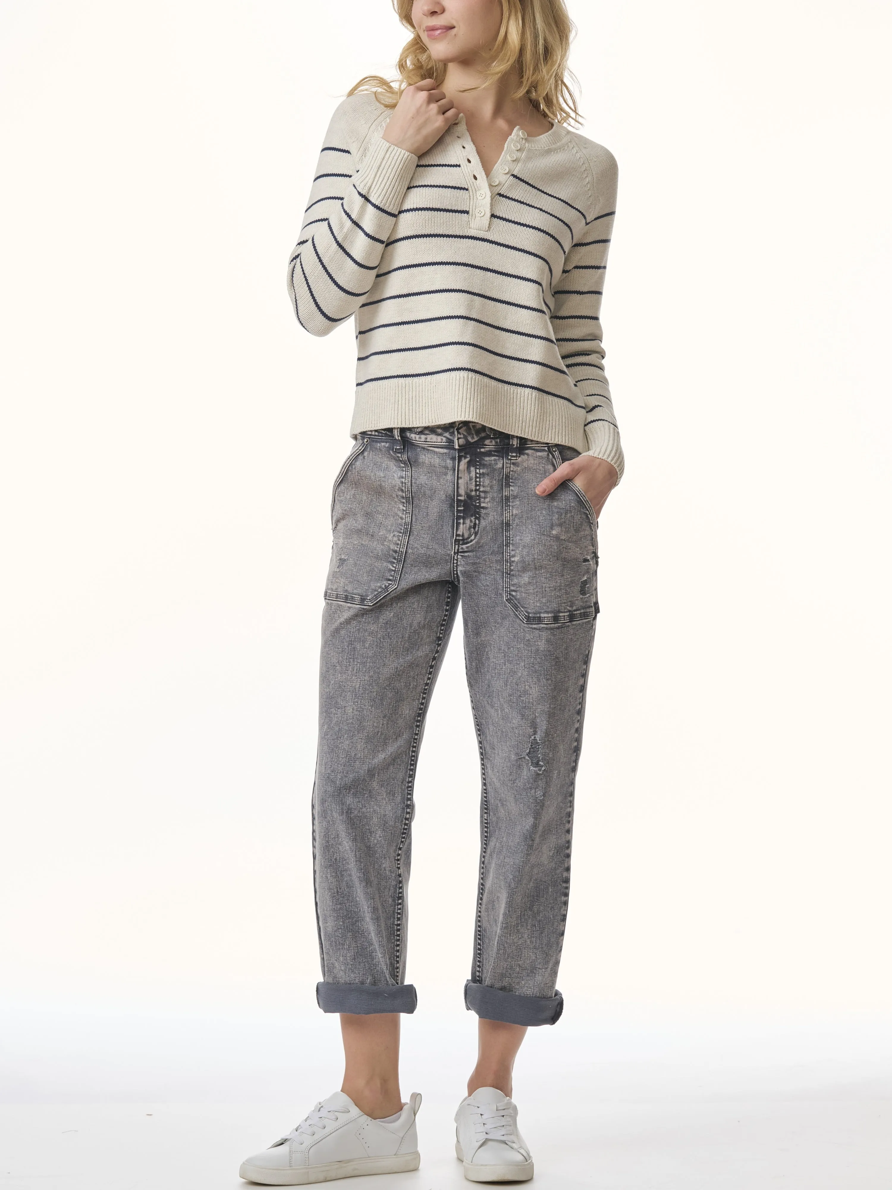 Serafina Stripe Sweater