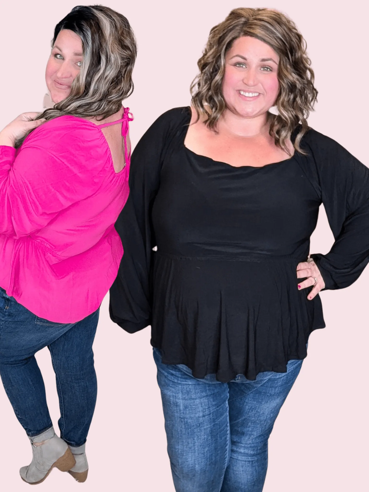 Seraphina Square Neck Babydoll (2 Colors)
