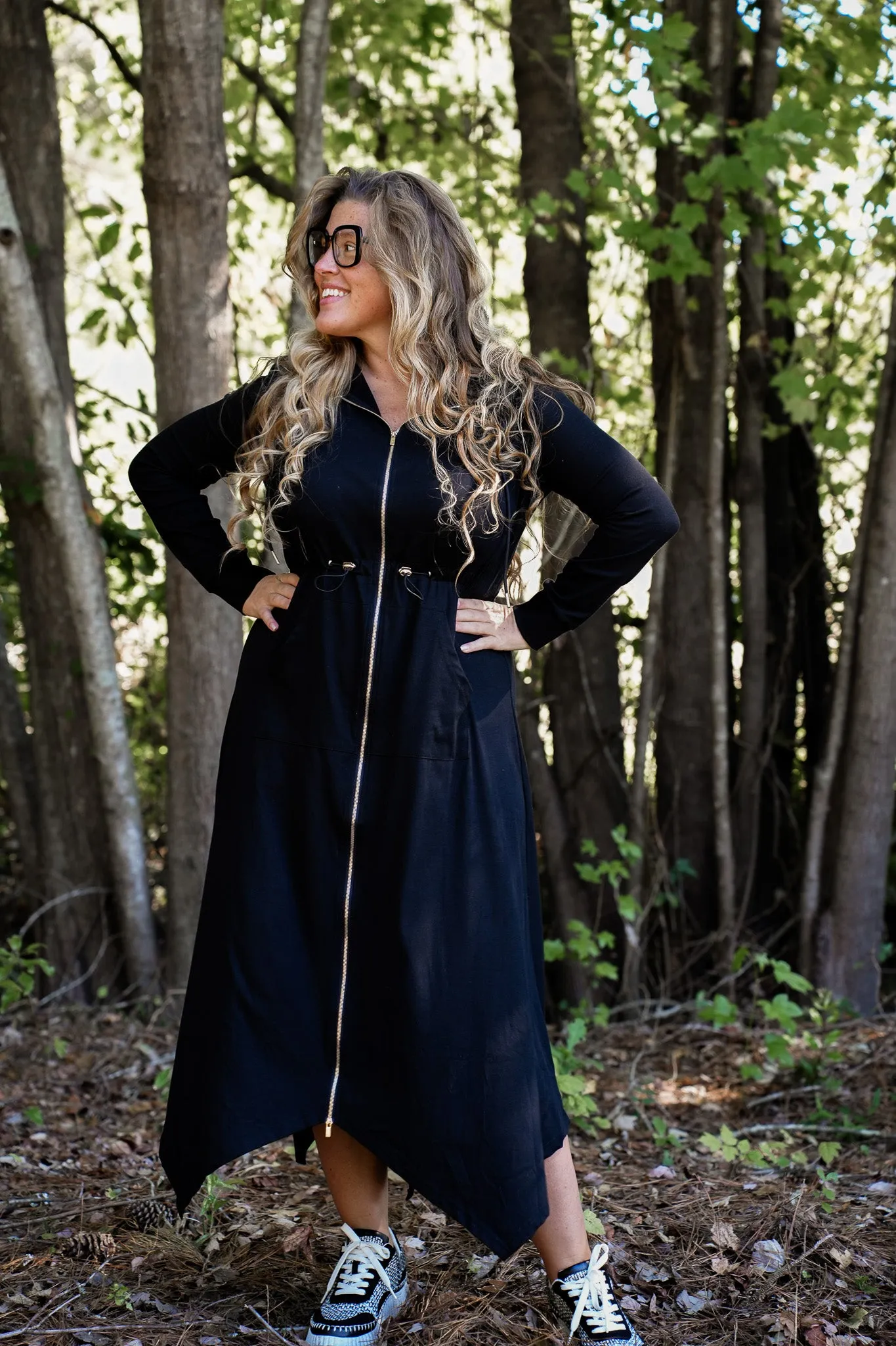 Serena Knit Hoodie Dress