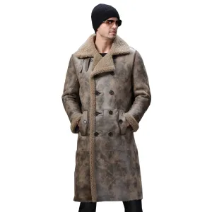 SHEEPSKIN OVERCOAT "NEVER LOOK BACK"