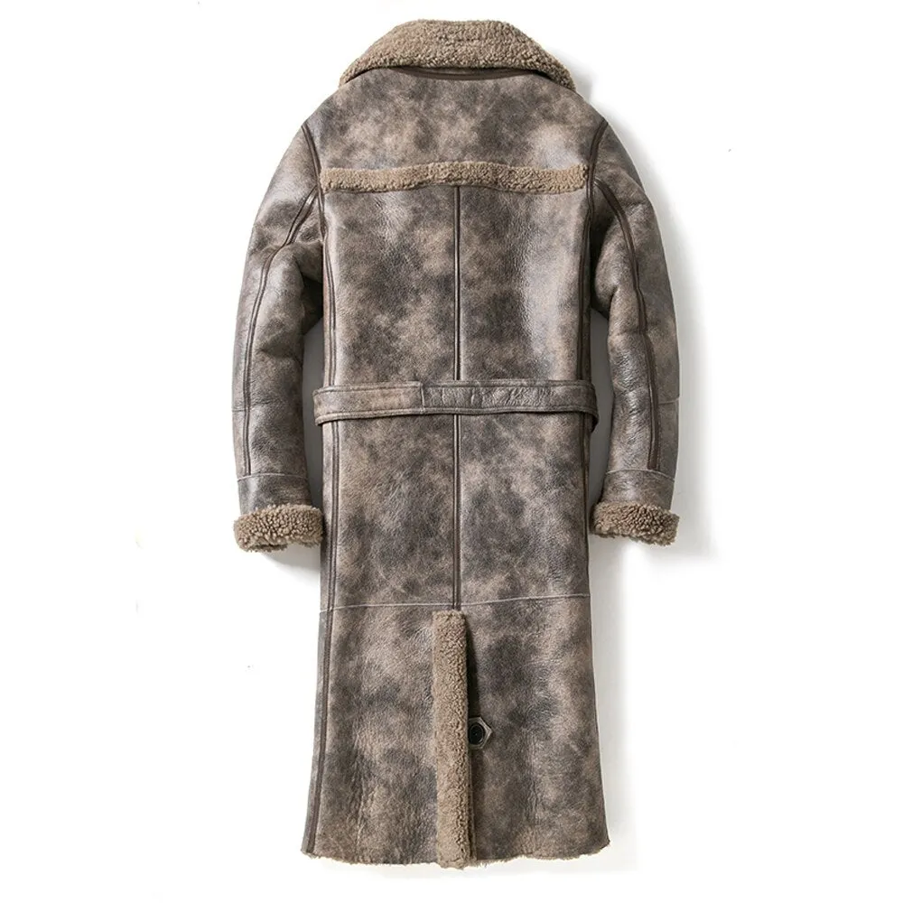 SHEEPSKIN OVERCOAT "NEVER LOOK BACK"