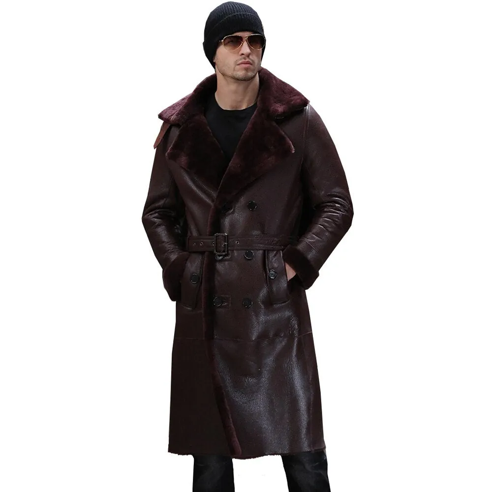 SHEEPSKIN OVERCOAT "NEVER LOOK BACK"