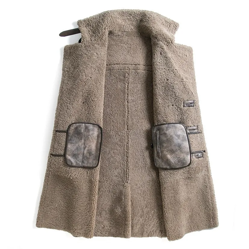SHEEPSKIN OVERCOAT "NEVER LOOK BACK"