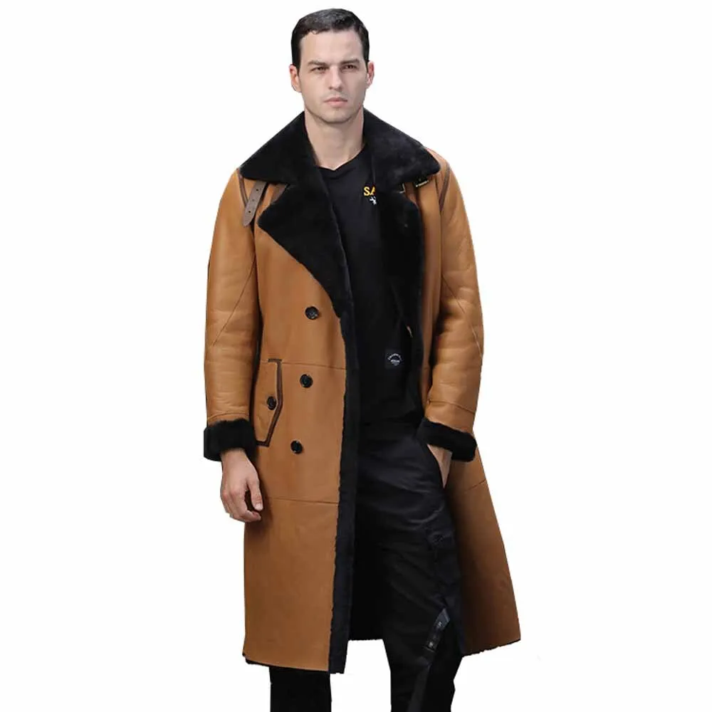 SHEEPSKIN OVERCOAT "NEVER LOOK BACK"