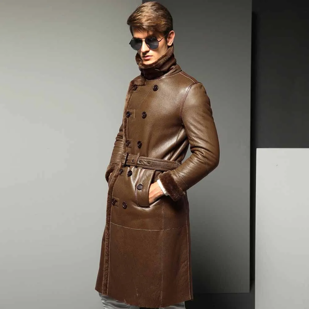 SHEEPSKIN OVERCOAT "NEVER LOOK BACK"