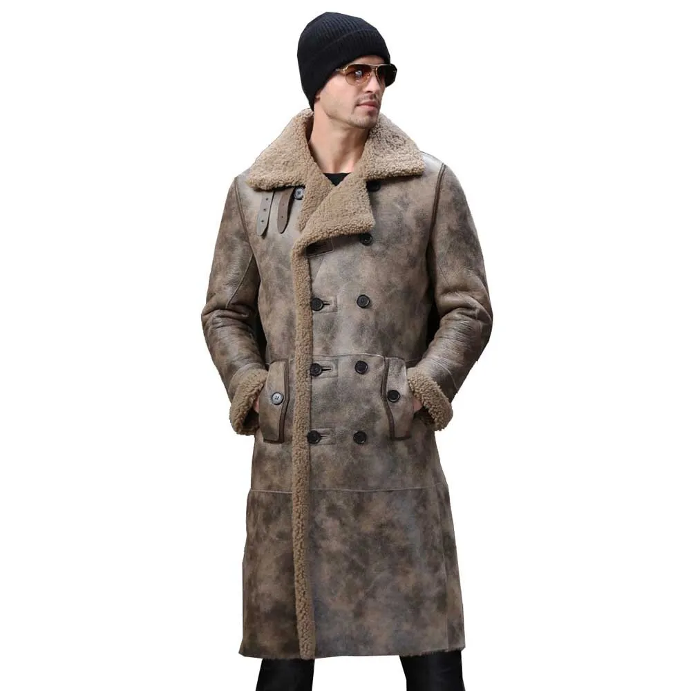 SHEEPSKIN OVERCOAT "NEVER LOOK BACK"