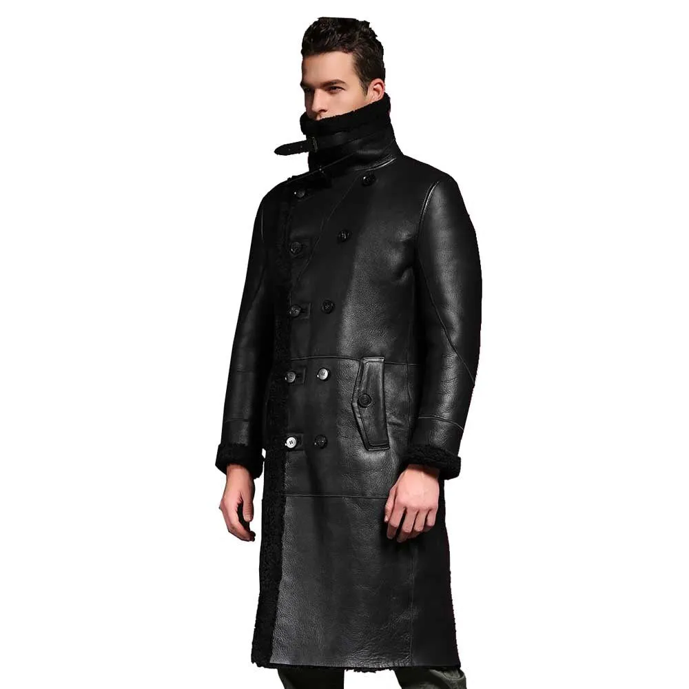 SHEEPSKIN OVERCOAT "NEVER LOOK BACK"