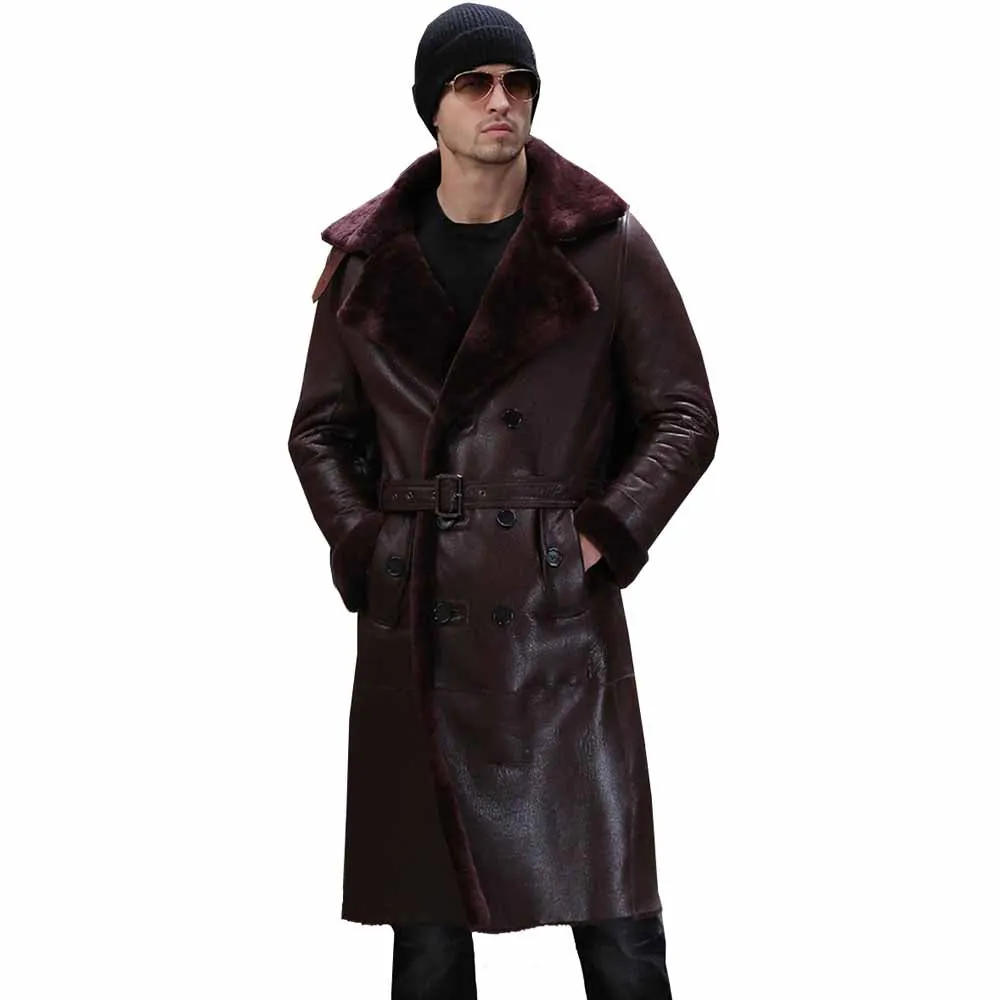 SHEEPSKIN OVERCOAT "NEVER LOOK BACK"