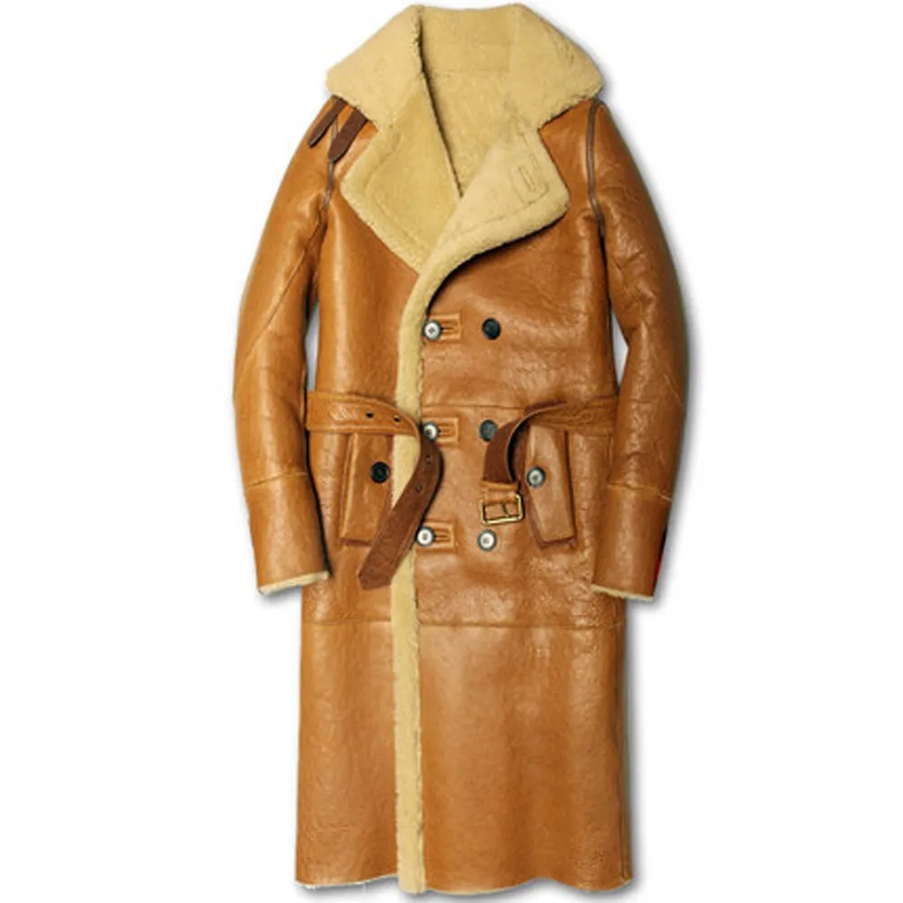 SHEEPSKIN OVERCOAT "NEVER LOOK BACK"