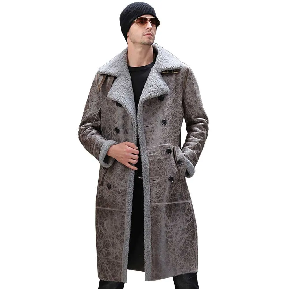 SHEEPSKIN OVERCOAT "NEVER LOOK BACK"