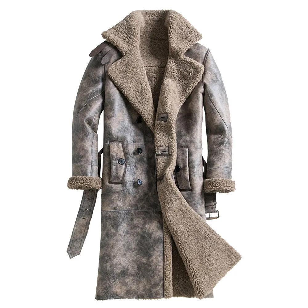 SHEEPSKIN OVERCOAT "NEVER LOOK BACK"