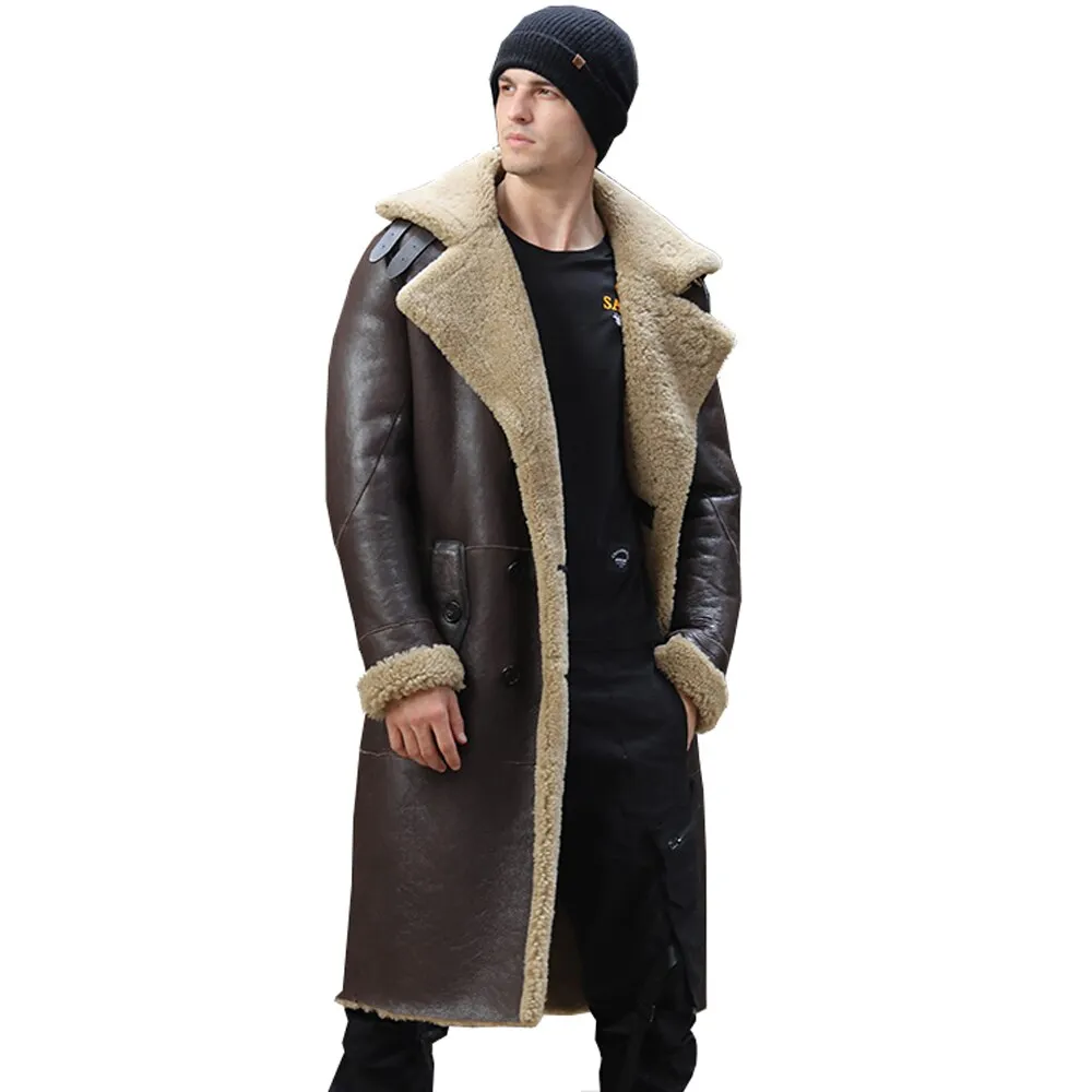 SHEEPSKIN OVERCOAT "NEVER LOOK BACK"