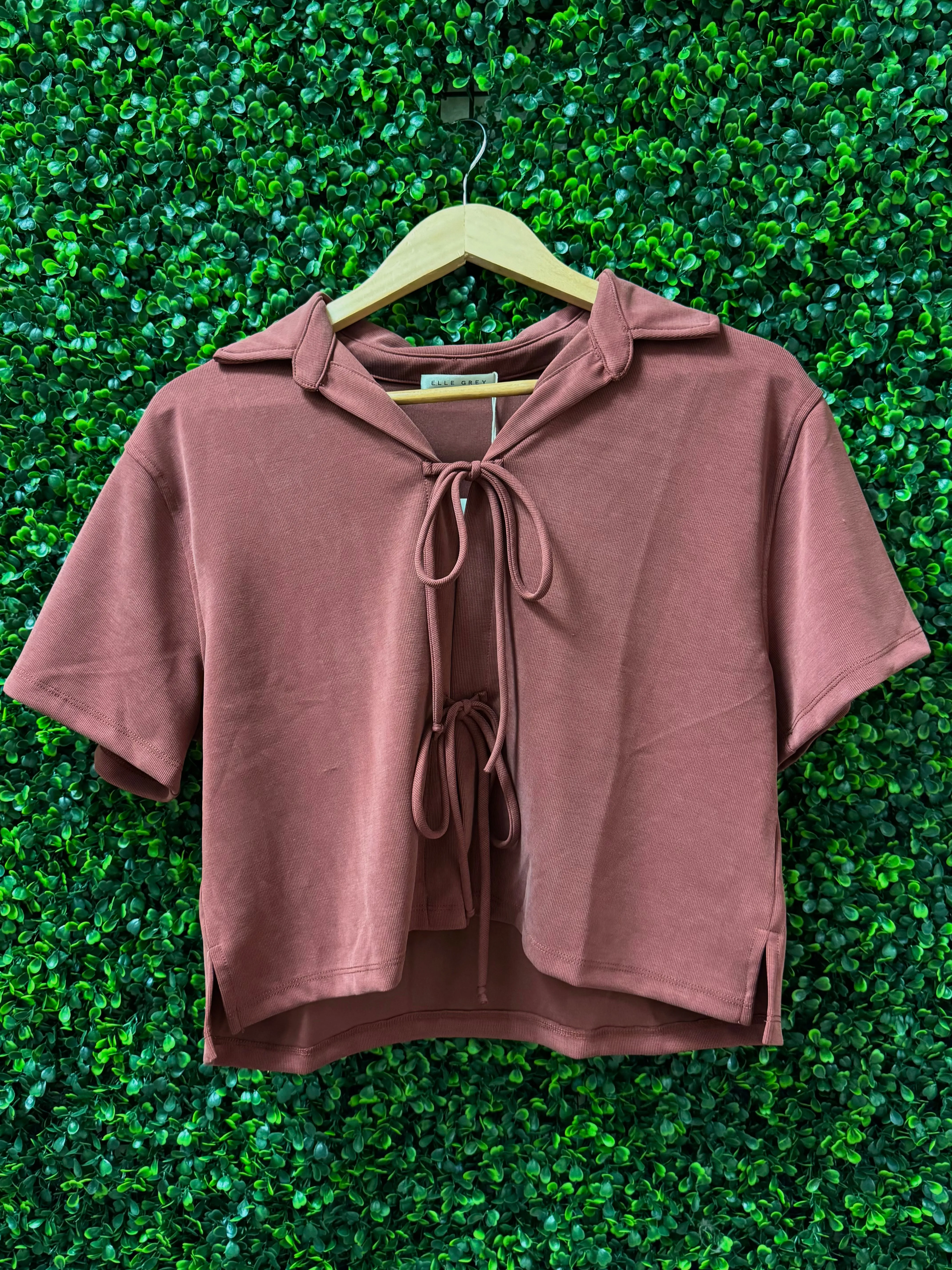 Short Sleeve Bow-Tie Tee