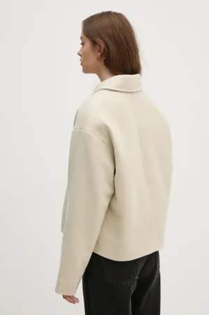 Short Wool Blend Jacket