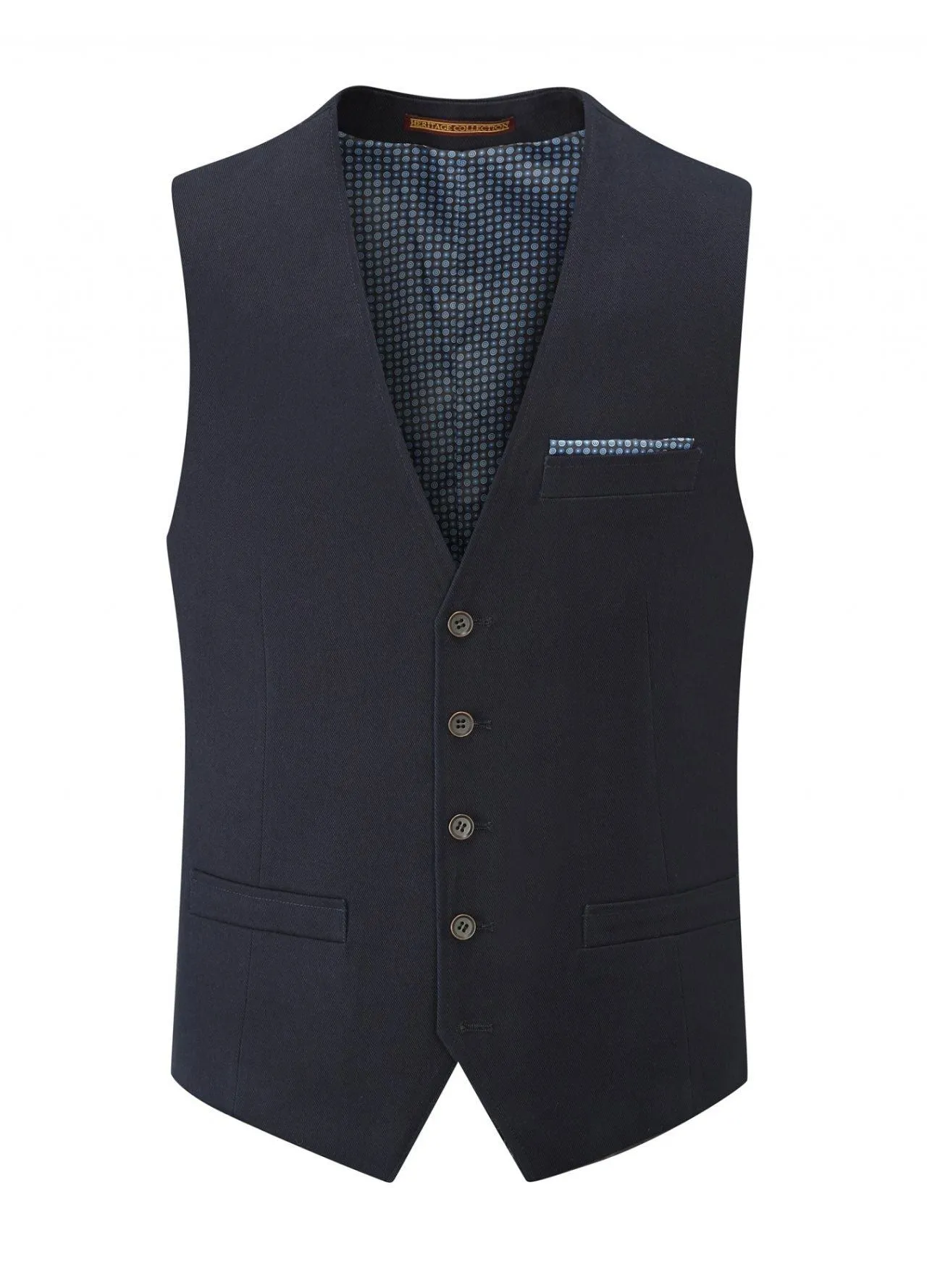 SKOPES Heritage Collection Mens Smart Casual Waistcoat (Berwick) in Navy