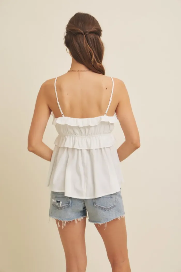 S/L Ruffle Tank Top
