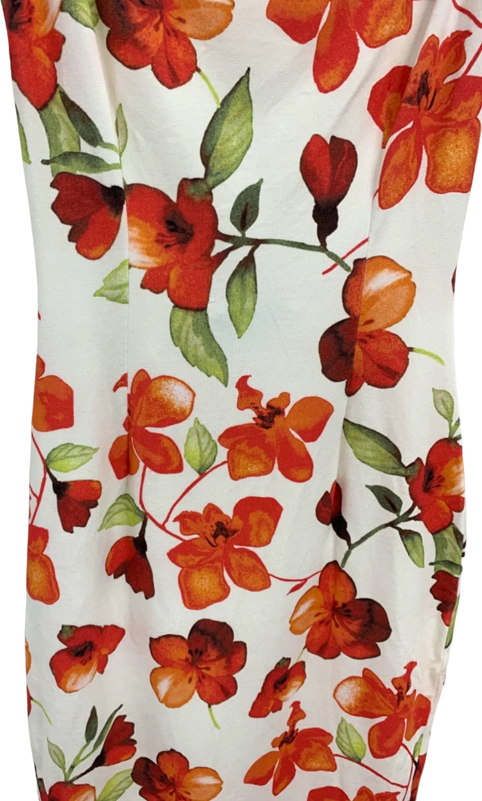 SLA The Label White Floral Capri Dress UK XXS
