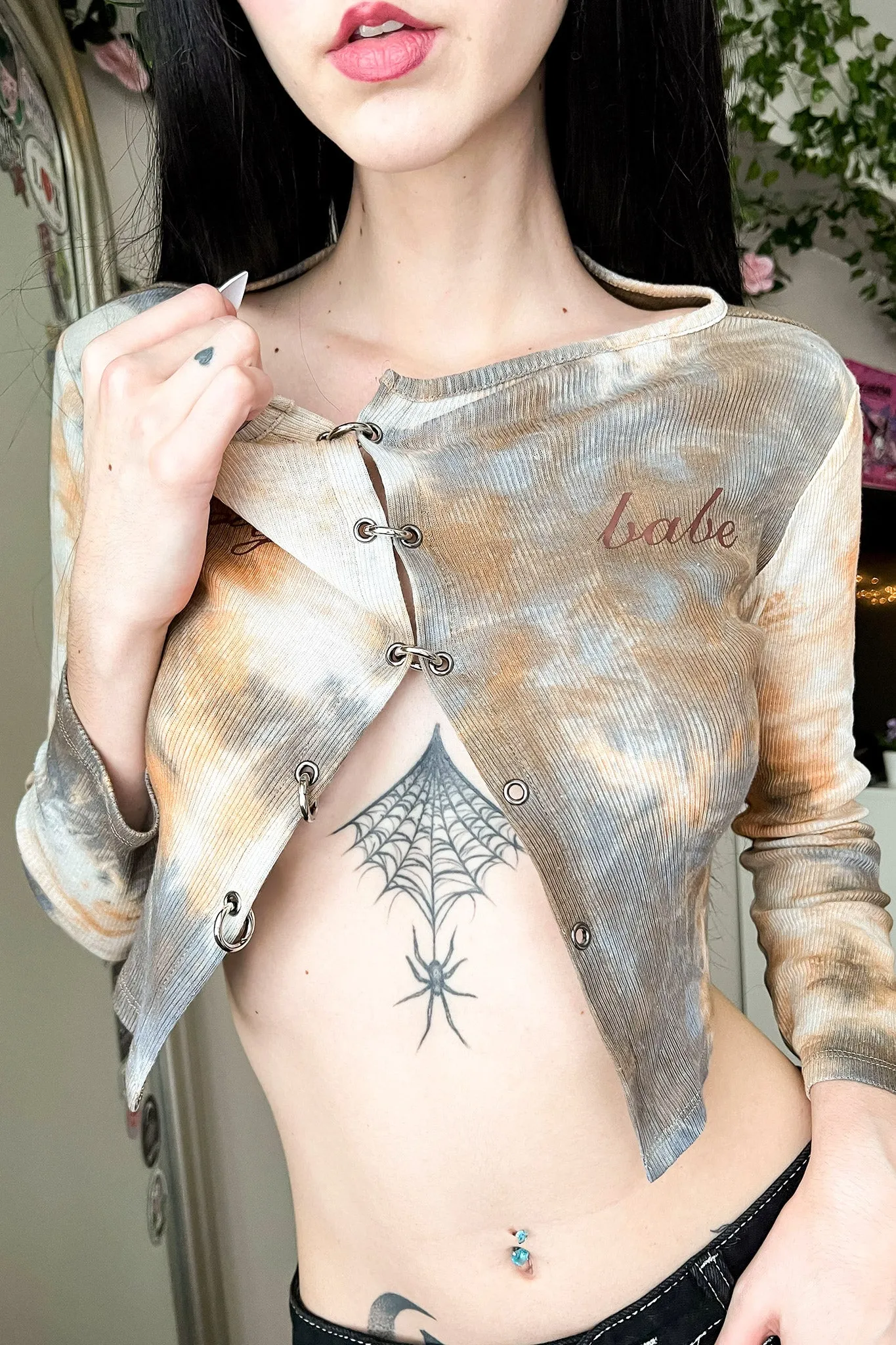 Sorry Babe Tie Dye Cardigan