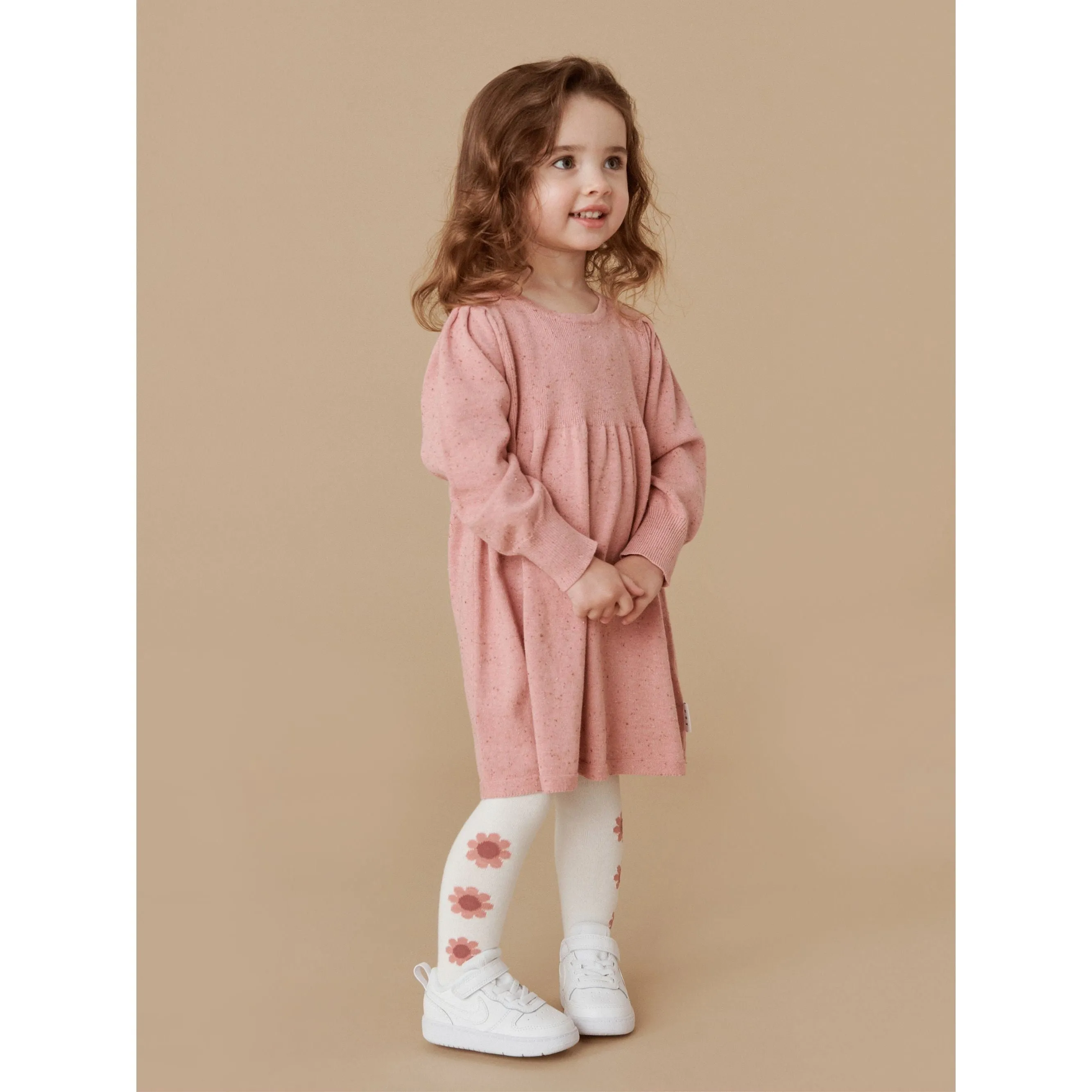 Sprinkles Knit Puff Dress