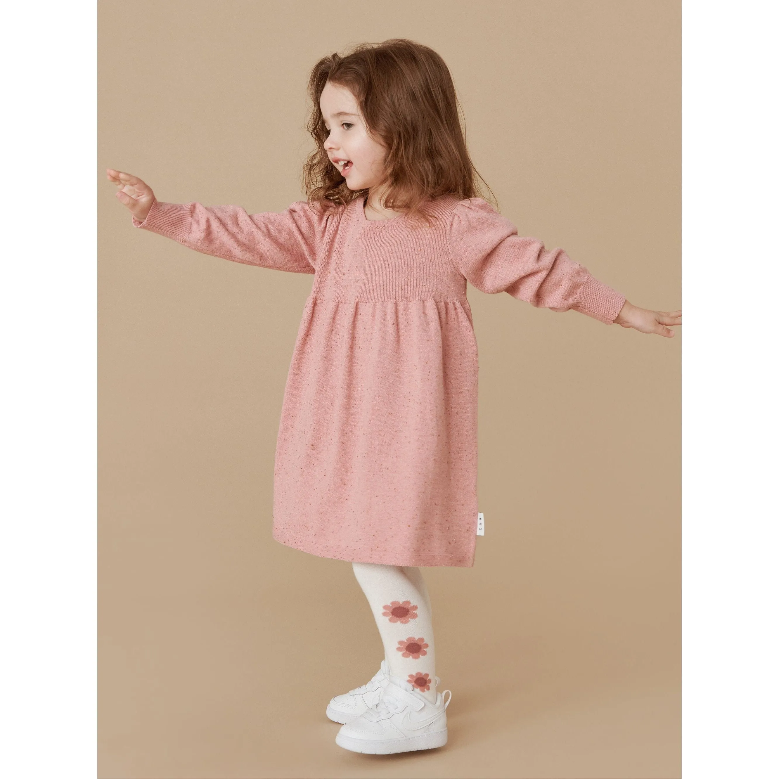 Sprinkles Knit Puff Dress
