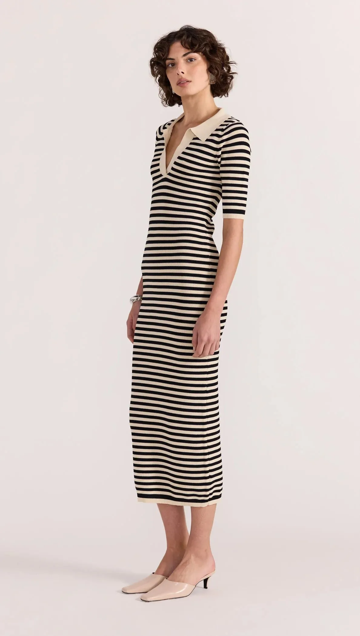 Staple the Label | Lana Stripe Knit Dress