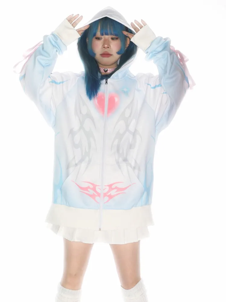 Subculture Aqua Mine Bow Tie Hoodie【s0000011790】
