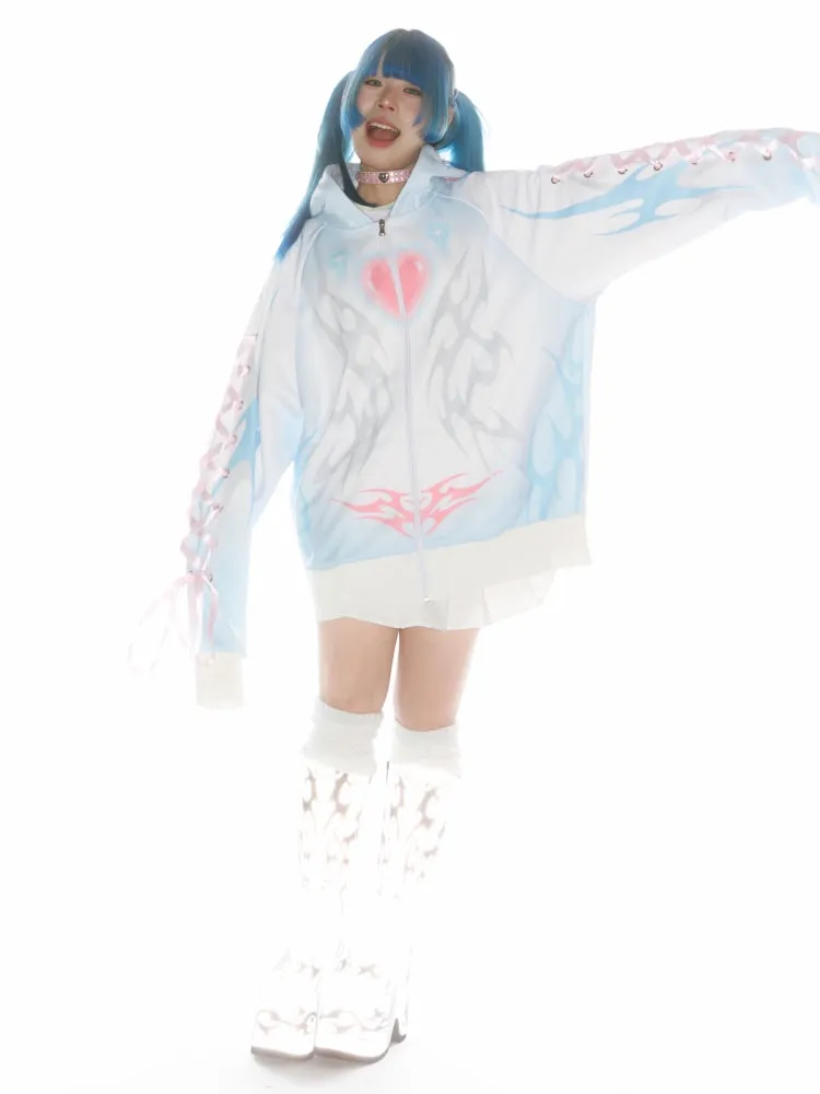 Subculture Aqua Mine Bow Tie Hoodie【s0000011790】