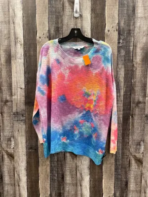 Sweater By Davi & Dani In Tie Dye Print, Size: L