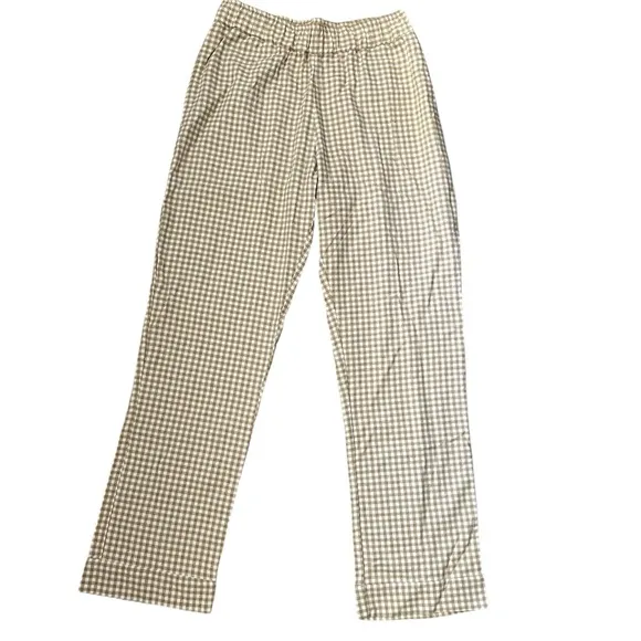 Tajinebanane Organic Cotton Fête du Sleep Checkered Pajama Pants in Vichy Sz S