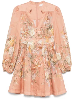 Tallow printed cotton dress
