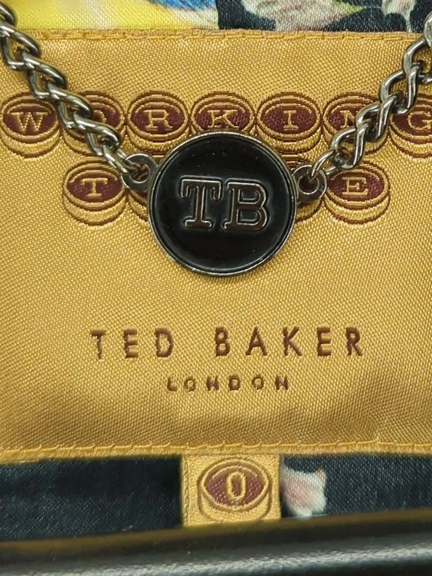 Ted Baker Women's Blazer UK 6 Black Wool with Polyester