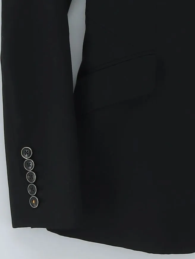 Ted Baker Women's Blazer UK 6 Black Wool with Polyester