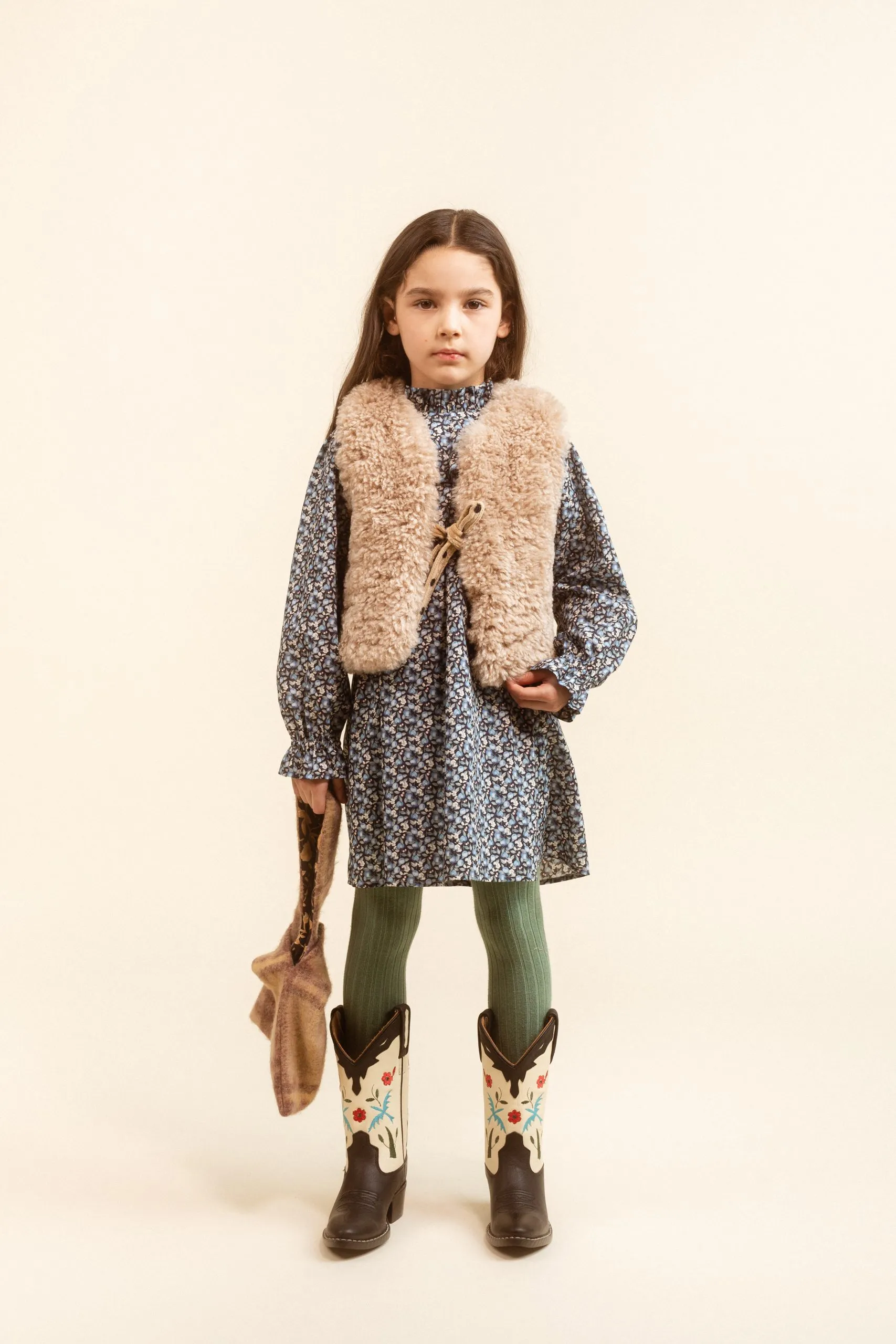Teddy Double-sided Vest Chamonix Brown