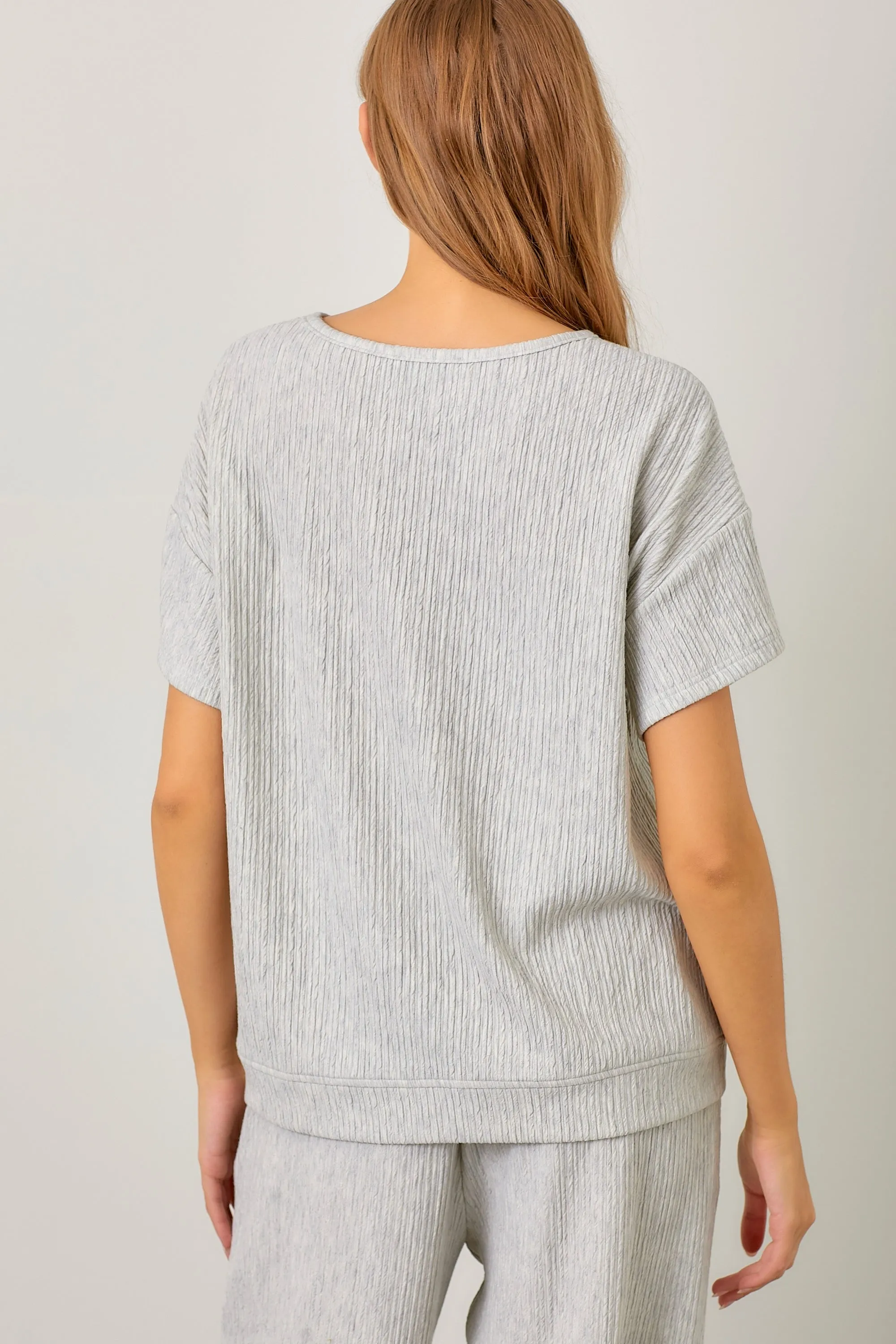 Textured Knit Set