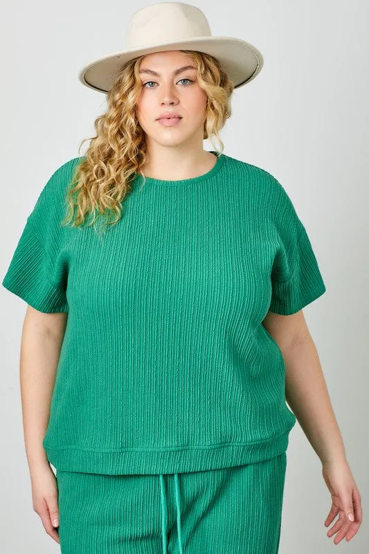 Textured Knit Set