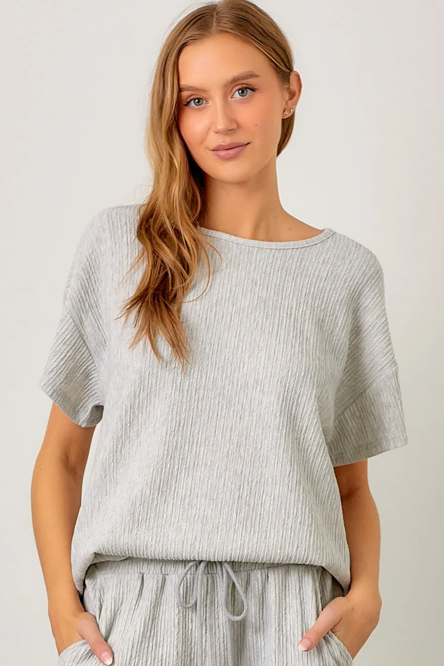 Textured Knit Set