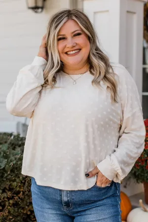 The Good Life Long Sleeve Top- Cream