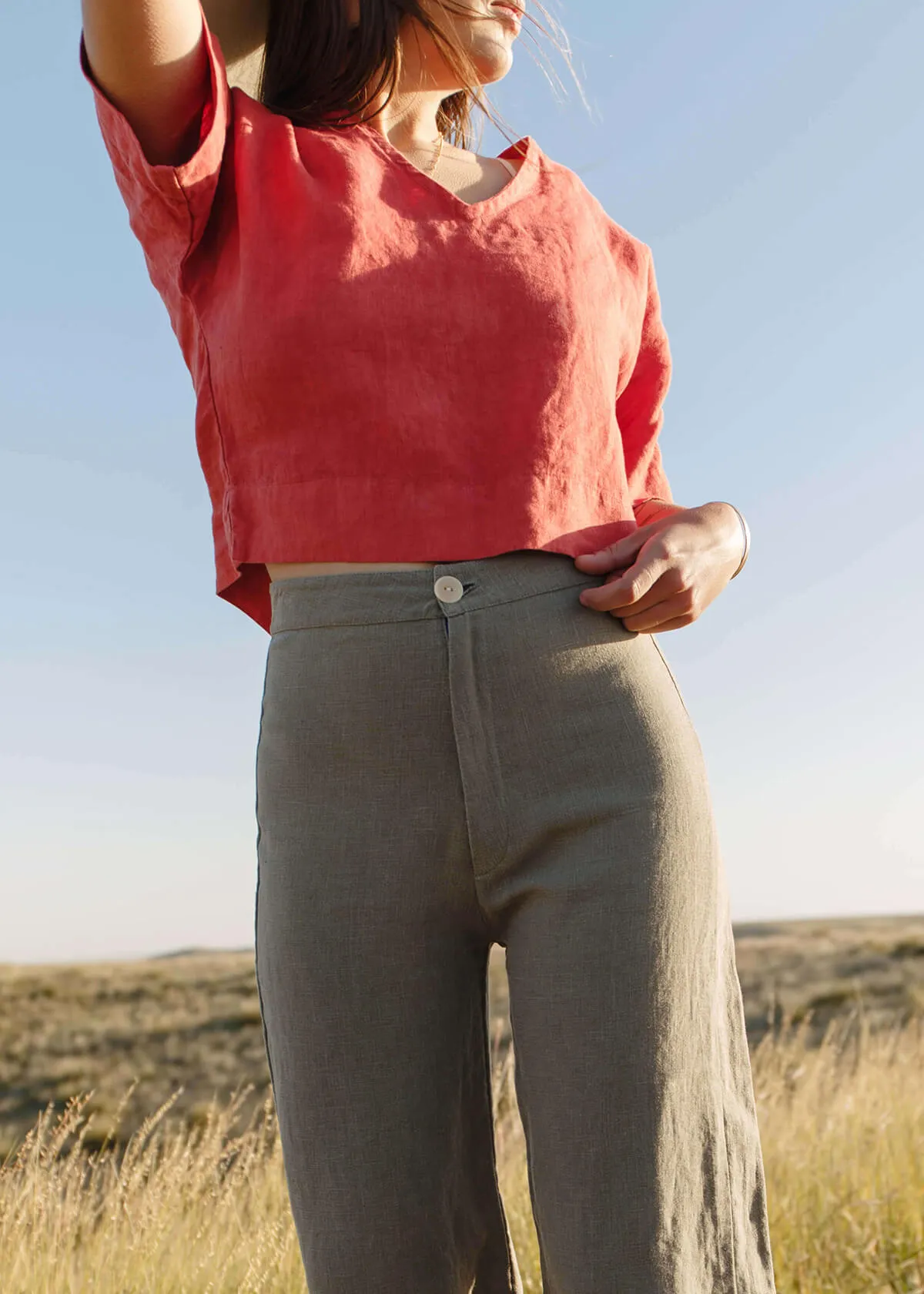 The Kara Pant in Denim
