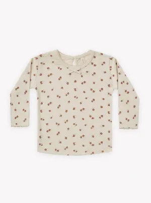 The Pointelle Long Sleeve by Quincy Mae - Natural - BABY