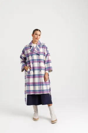 Thing Thing Dixie Coat | Blue Plaid