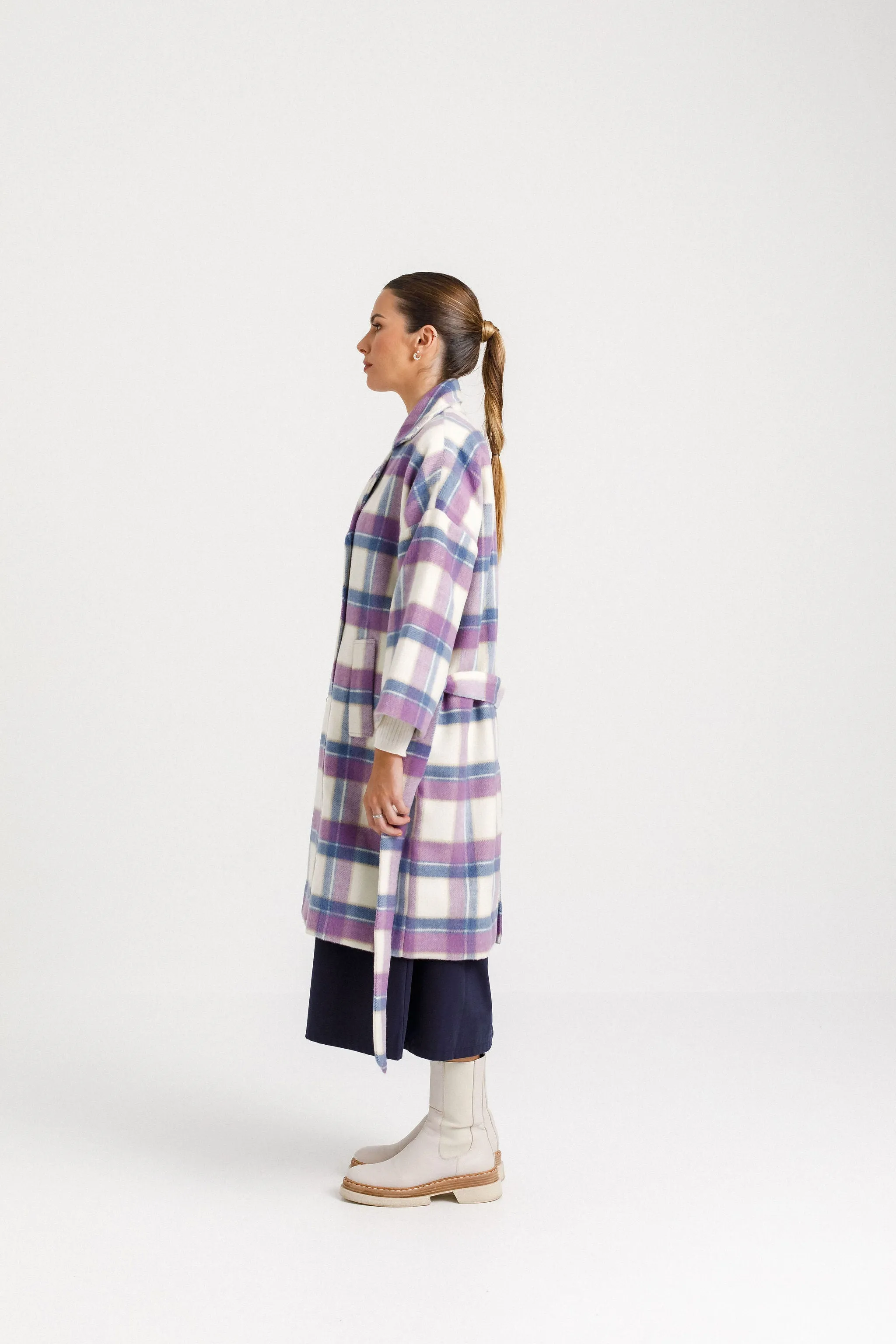 Thing Thing Dixie Coat | Blue Plaid