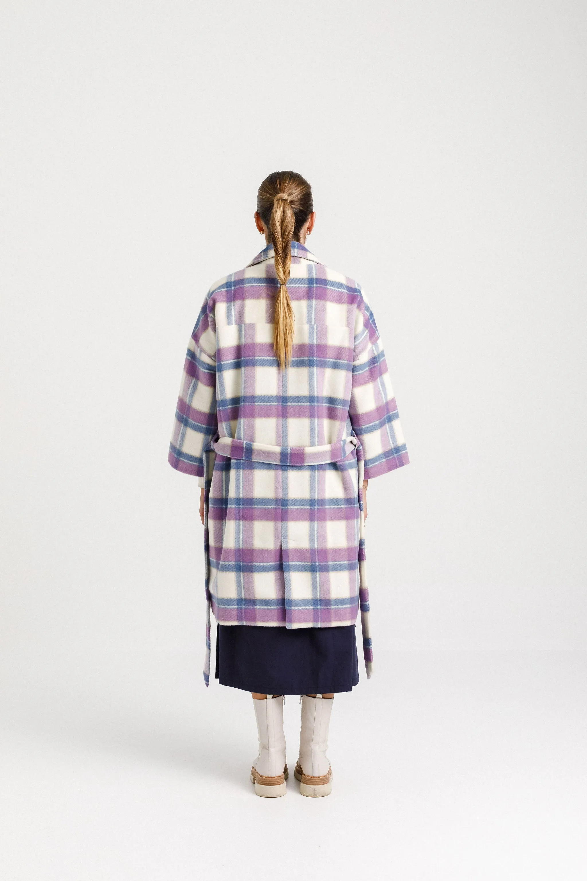 Thing Thing Dixie Coat | Blue Plaid