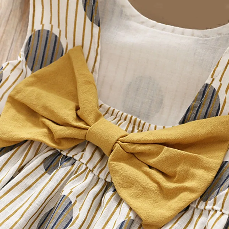 Toddler Girls Big Dot Big Bow Summer Shorts Set