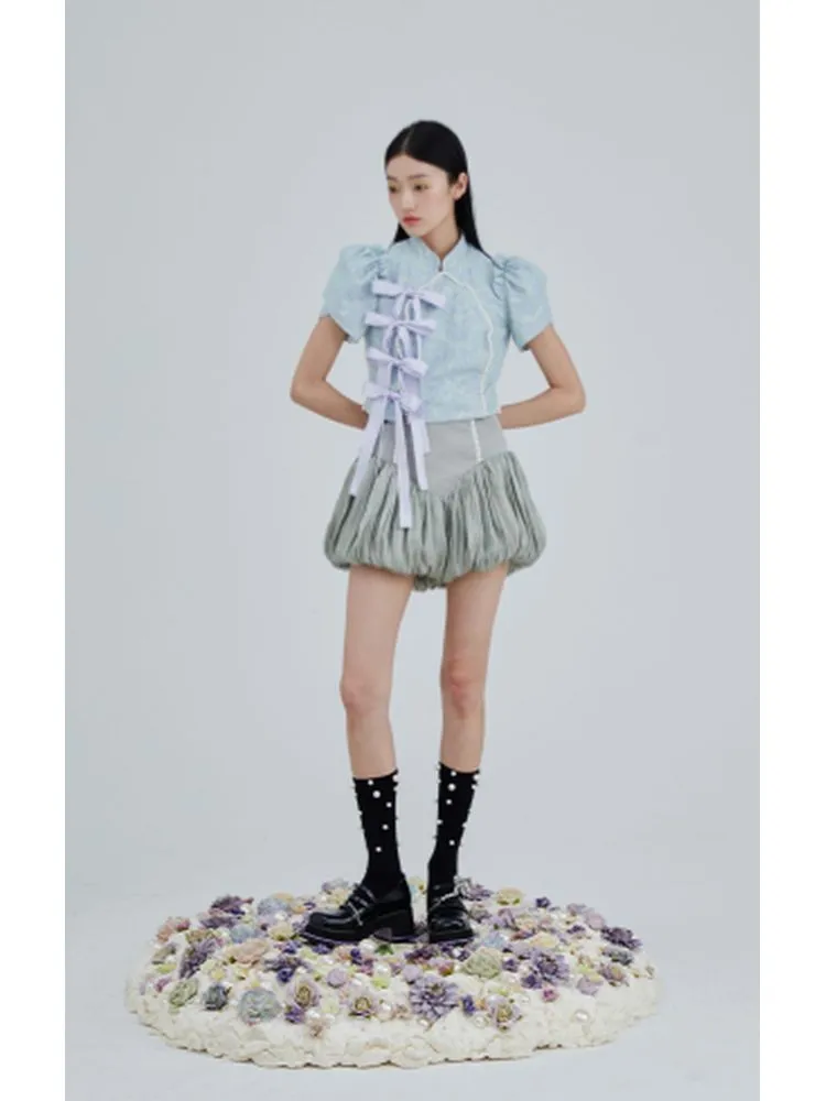 Traditional Chinese Bow Tie Top